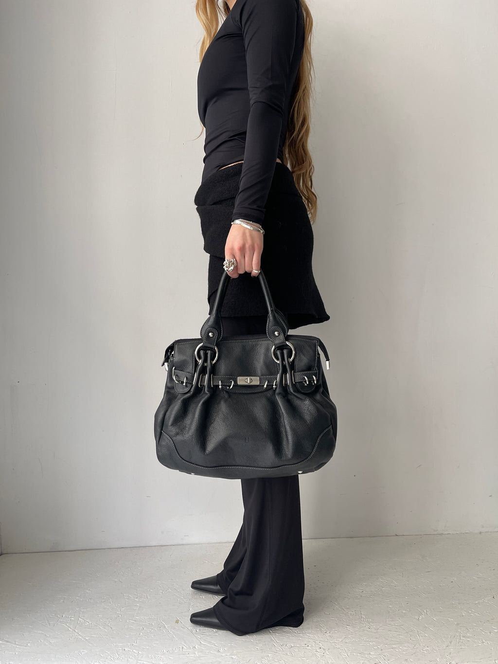 Leather Piercing Bag