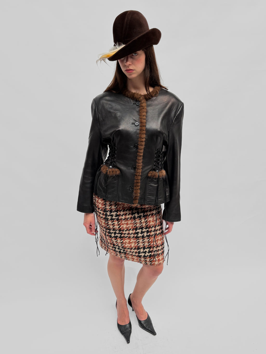 Piece No. 02  — The Leather Lace Up Jacket