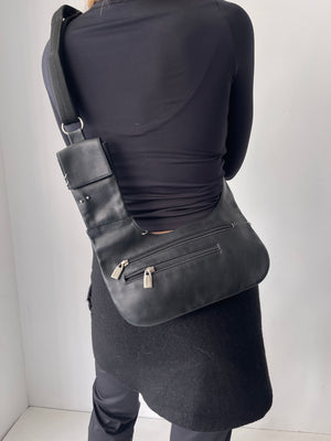 Leather Crossbody Piercing Bag