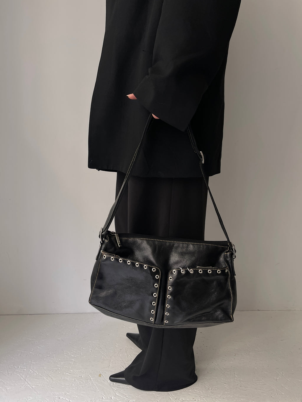 Leather Piercing Bag