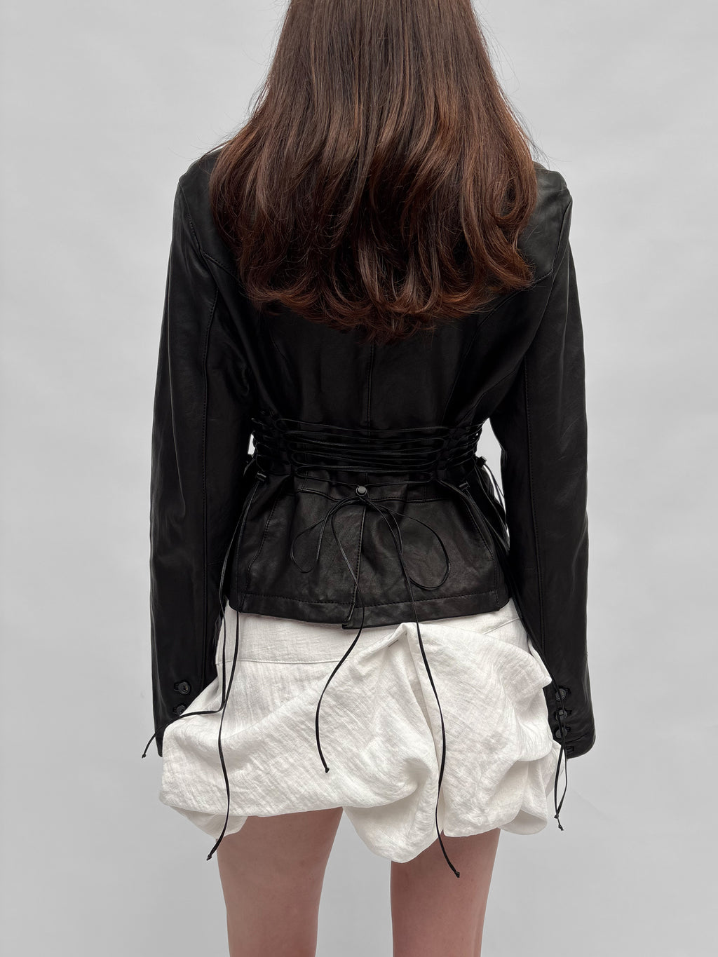 Piece No. 13  — The Leather Lace Up Jacket