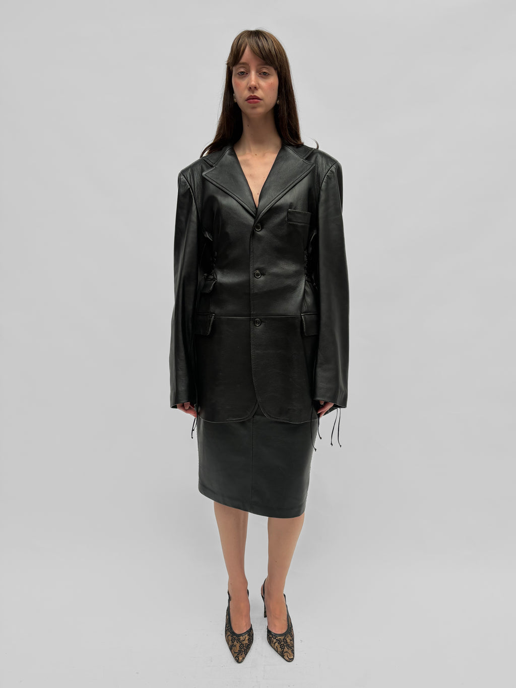 Piece No. 07  — The Leather Lace Up Jacket