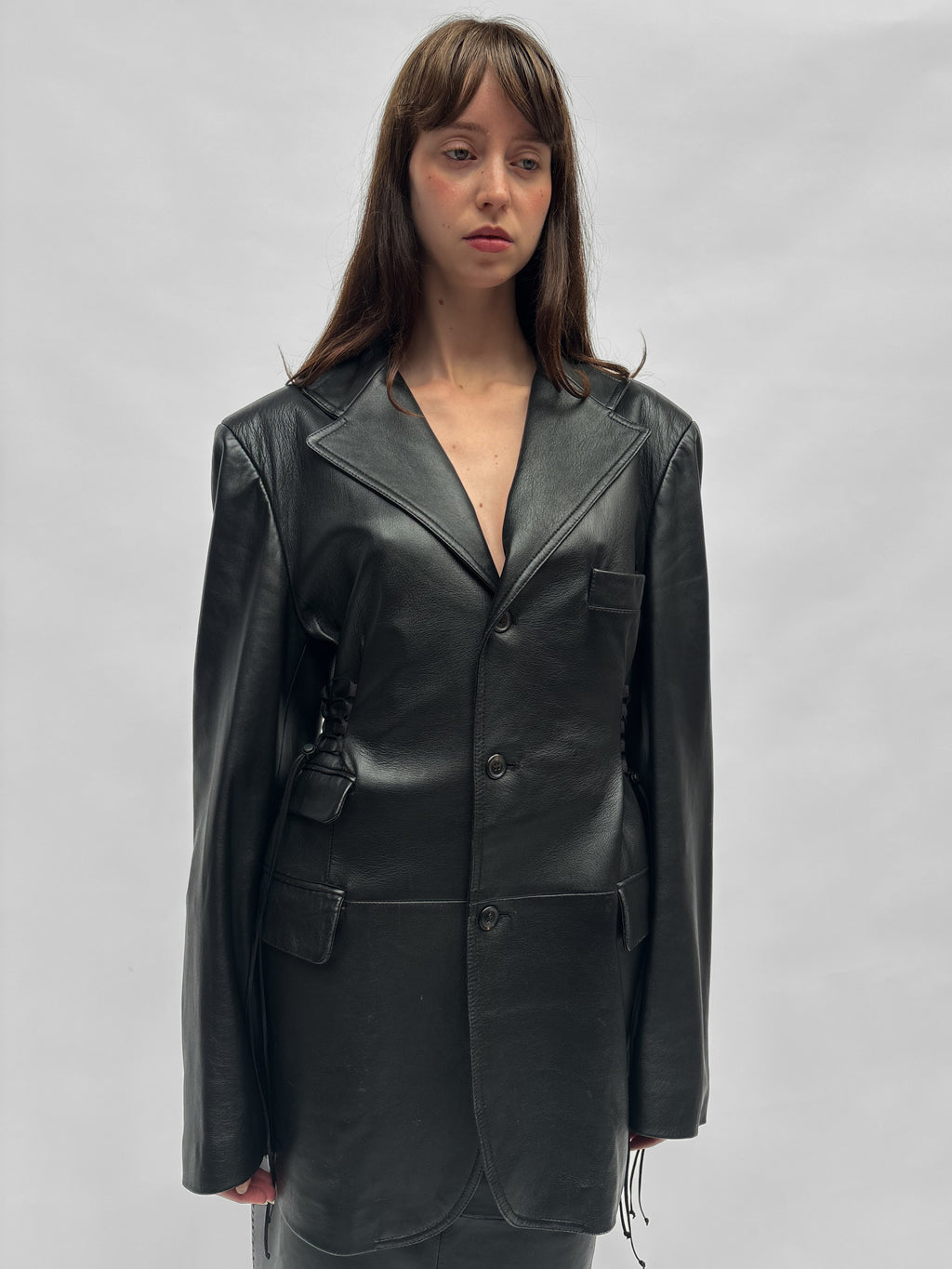 Piece No. 07  — The Leather Lace Up Jacket