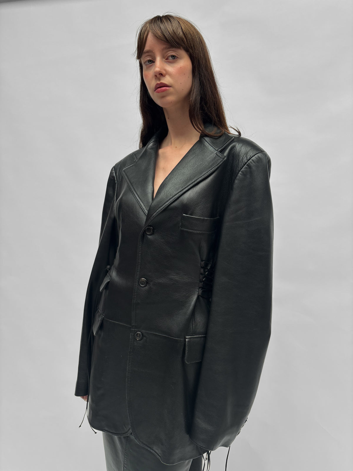 Piece No. 07  — The Leather Lace Up Jacket