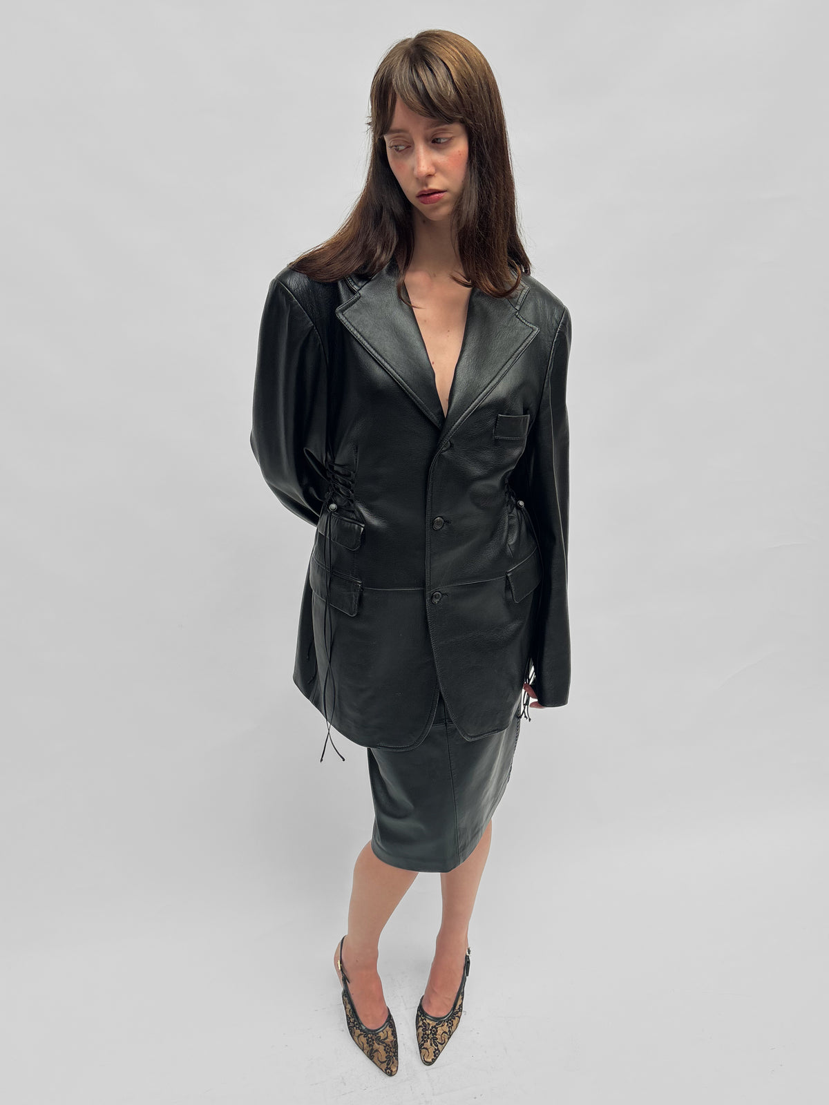 Piece No. 07  — The Leather Lace Up Jacket
