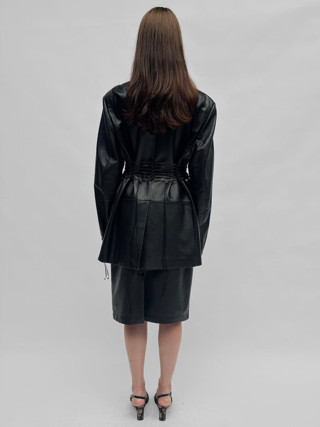 Piece No. 07  — The Leather Lace Up Jacket
