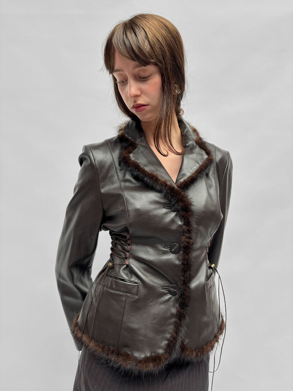Piece No. 14  — The Leather Lace Up Jacket