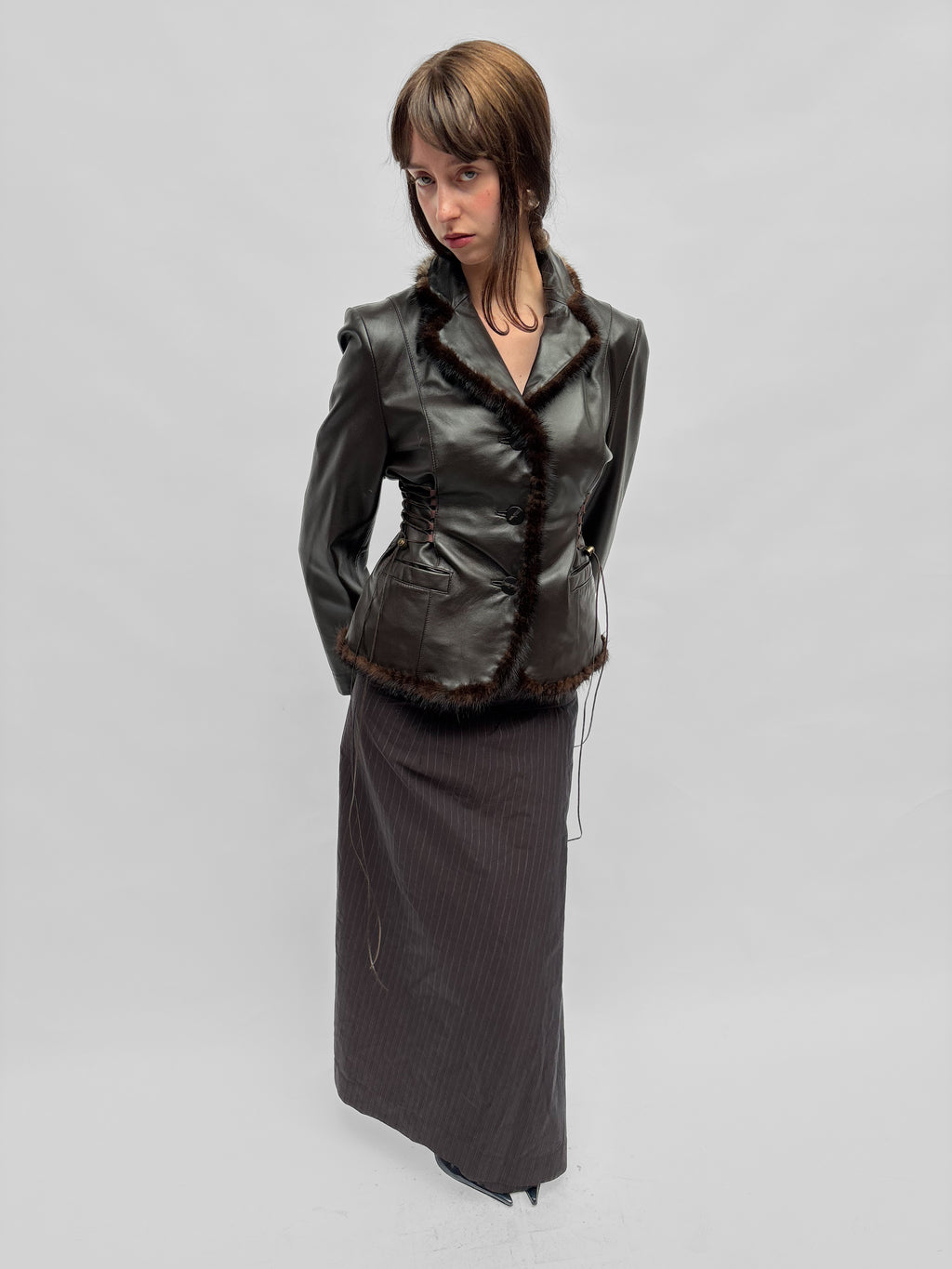 Piece No. 14  — The Leather Lace Up Jacket