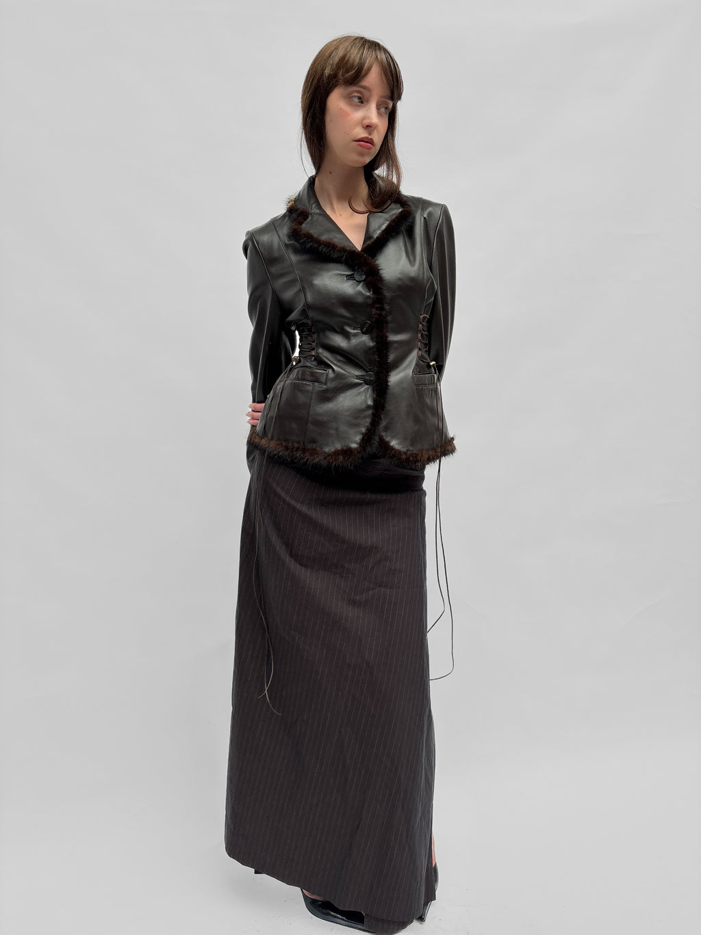 Piece No. 14  — The Leather Lace Up Jacket