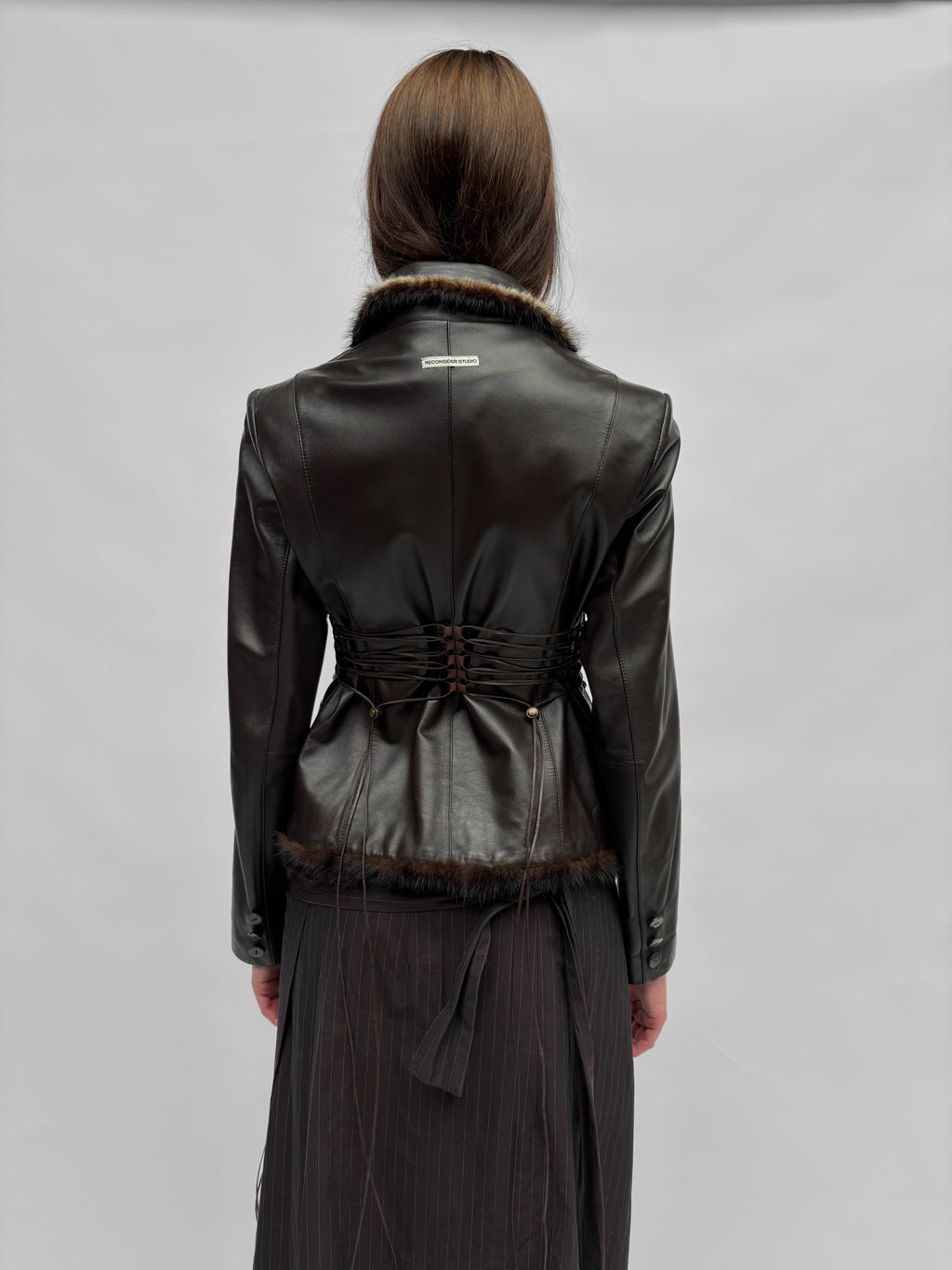 Piece No. 14  — The Leather Lace Up Jacket
