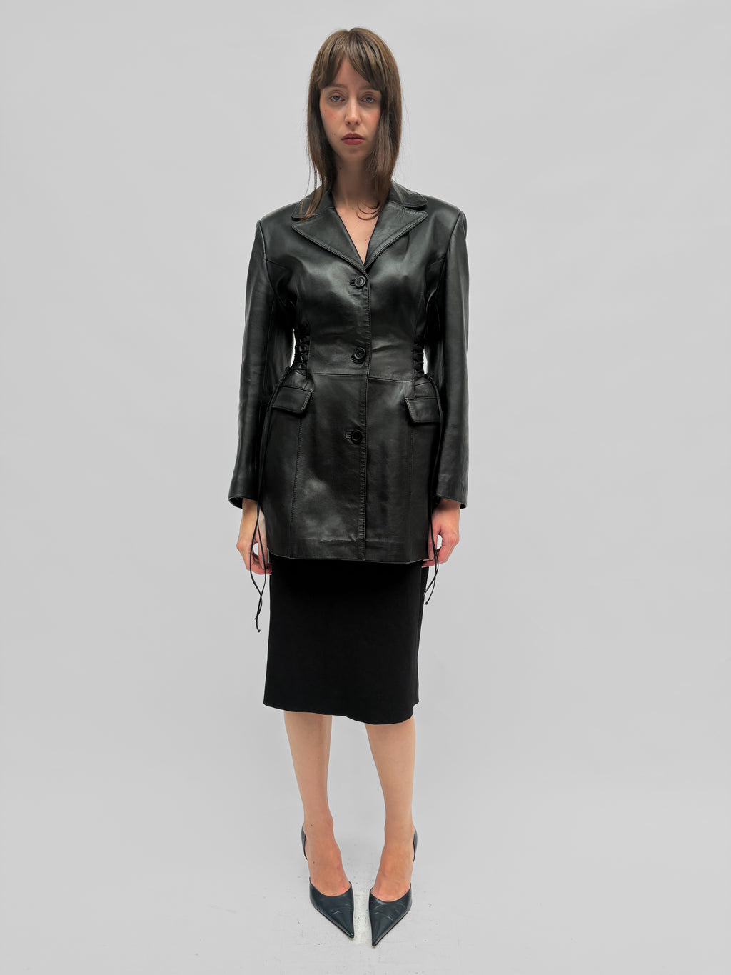 Piece No. 04 — The Leather Lace Up Jacket