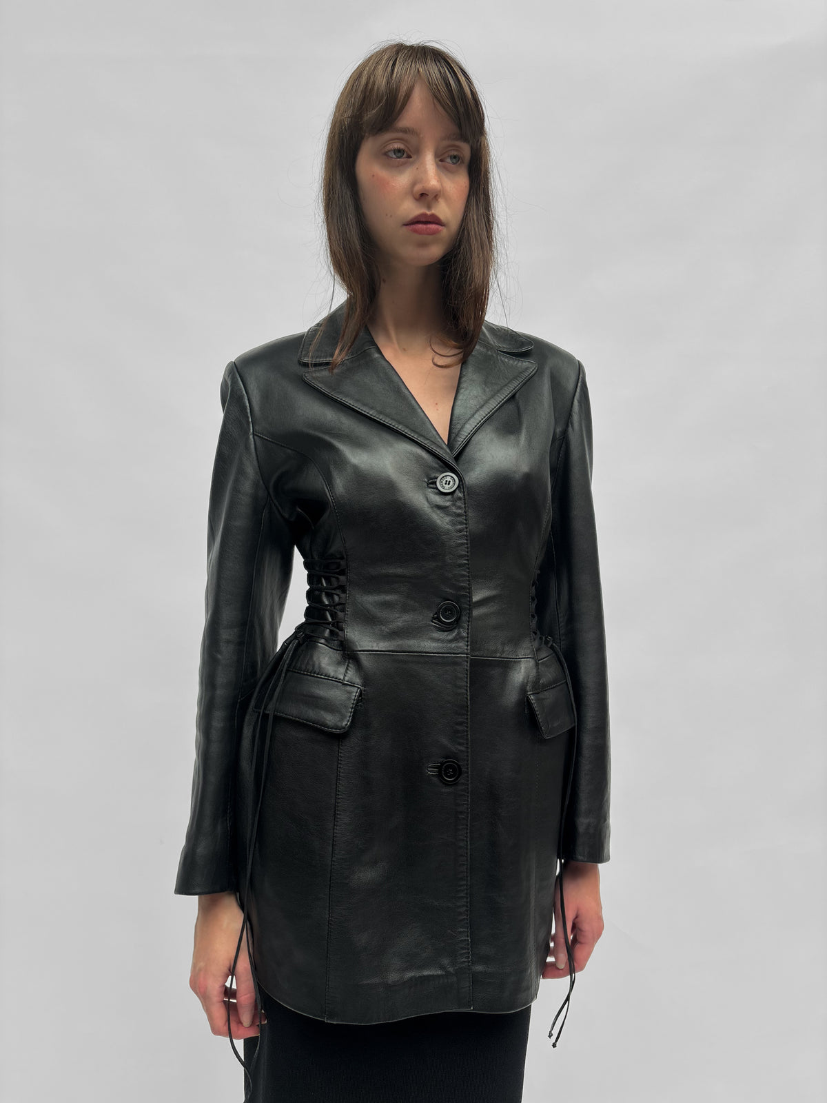 Piece No. 04 — The Leather Lace Up Jacket