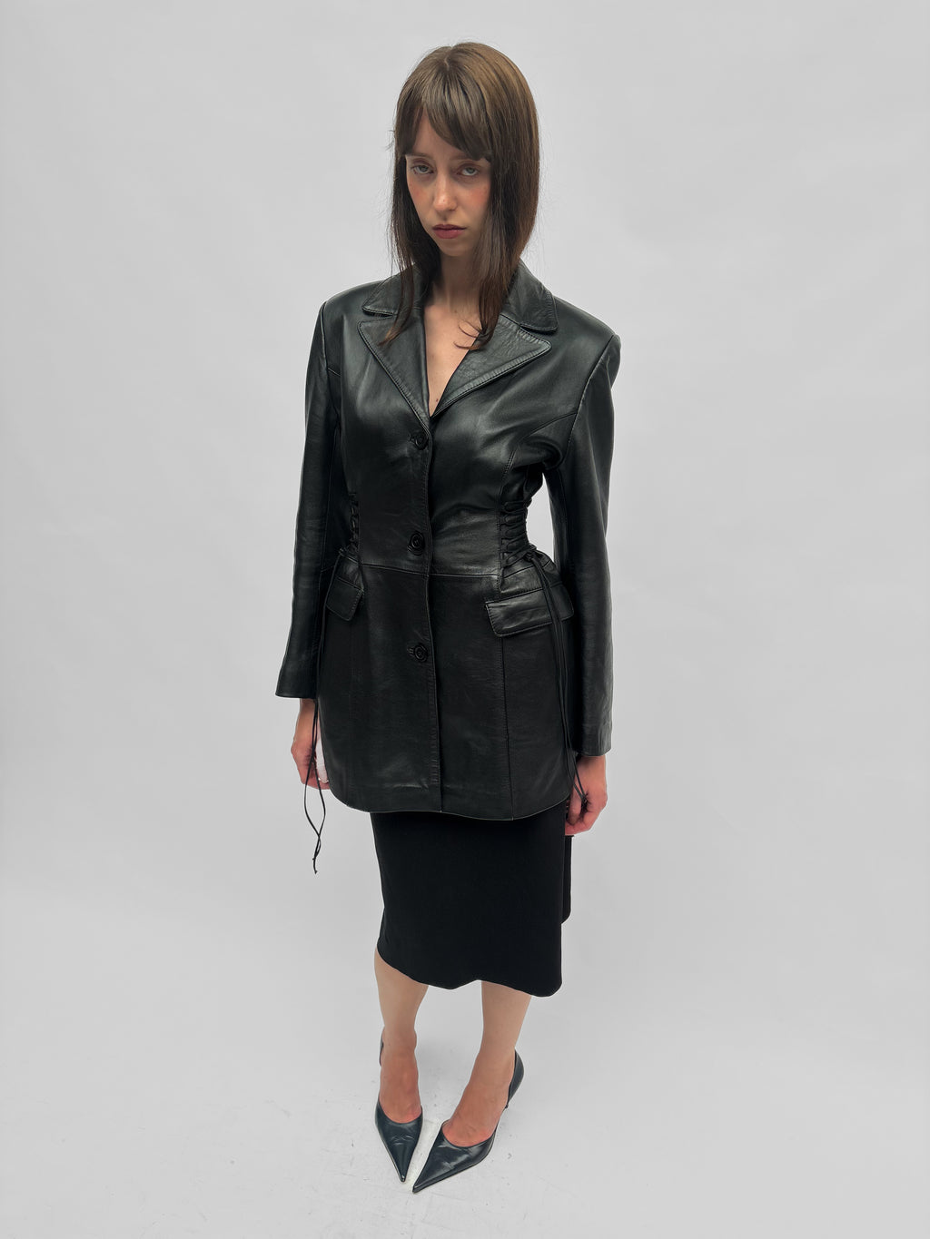 Piece No. 04 — The Leather Lace Up Jacket