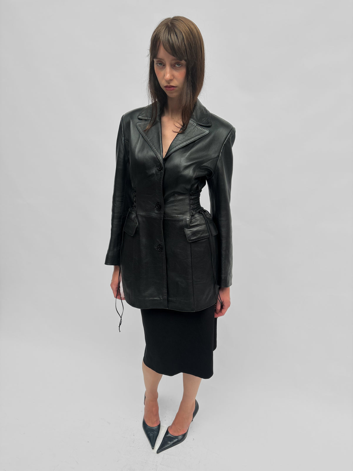 Piece No. 04 — The Leather Lace Up Jacket