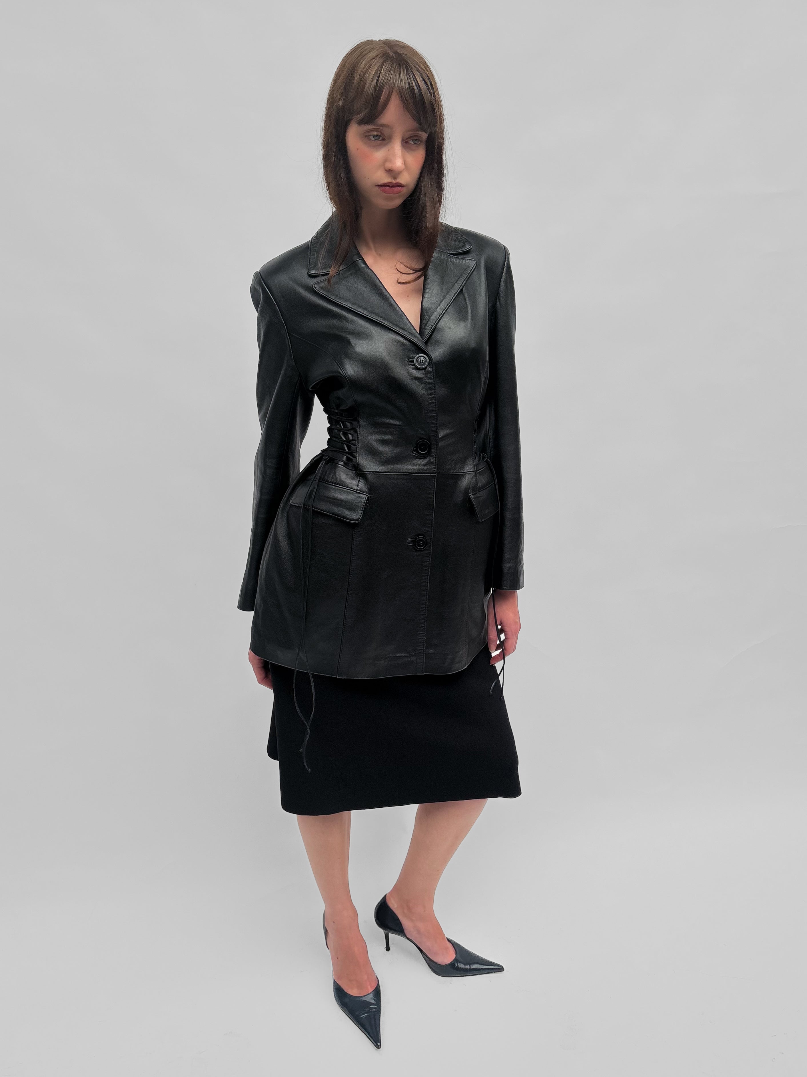 Piece No. 04 — The Leather Lace Up Jacket