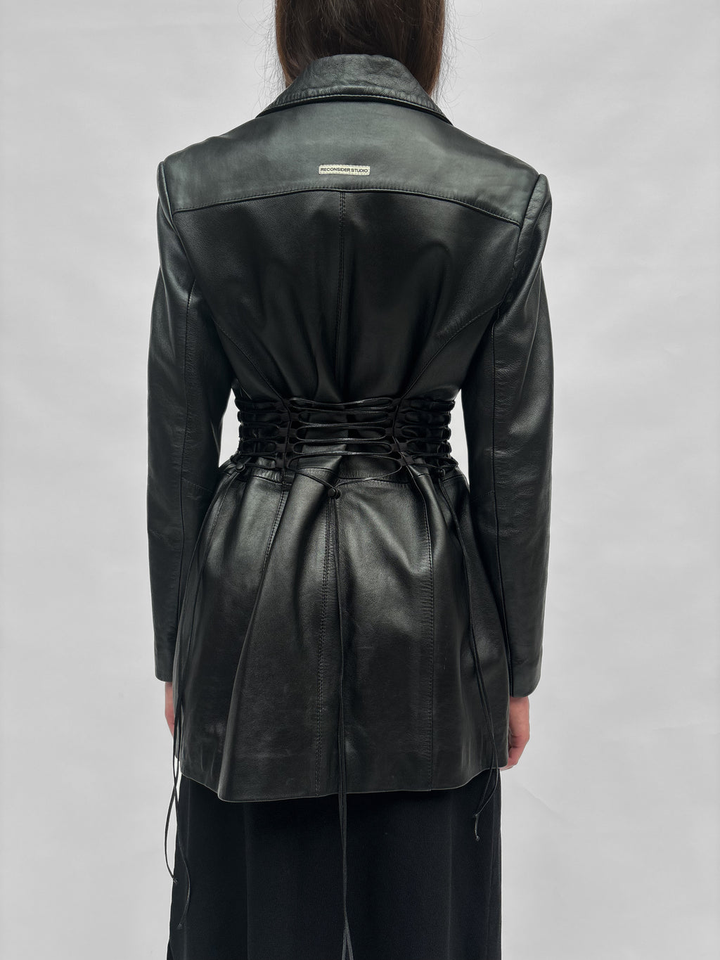 Piece No. 04 — The Leather Lace Up Jacket