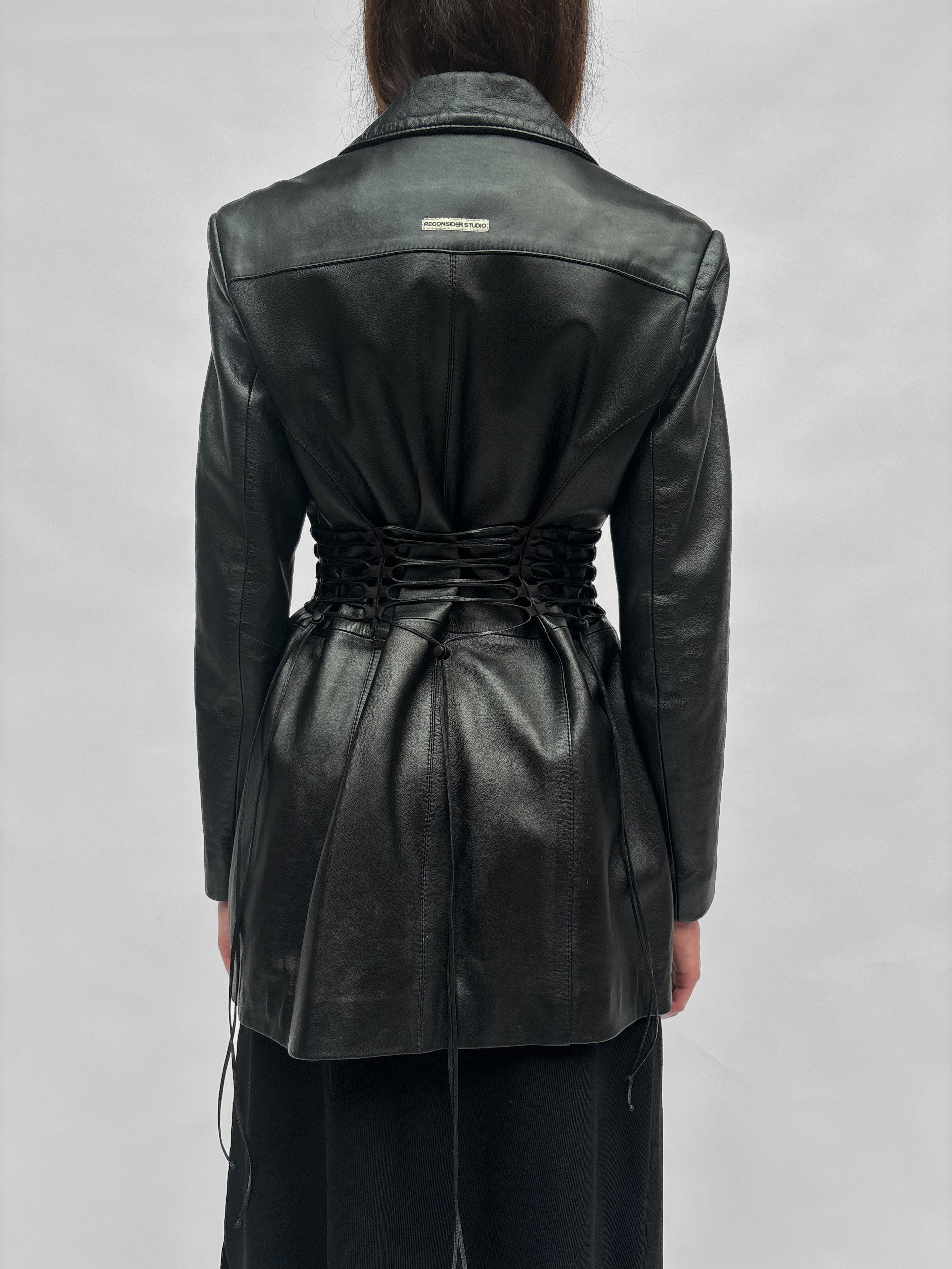 Piece No. 04 — The Leather Lace Up Jacket