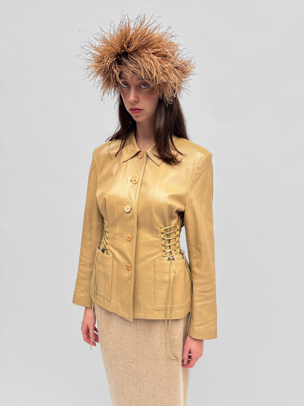 Piece No. 03 — The Leather Lace Up Jacket