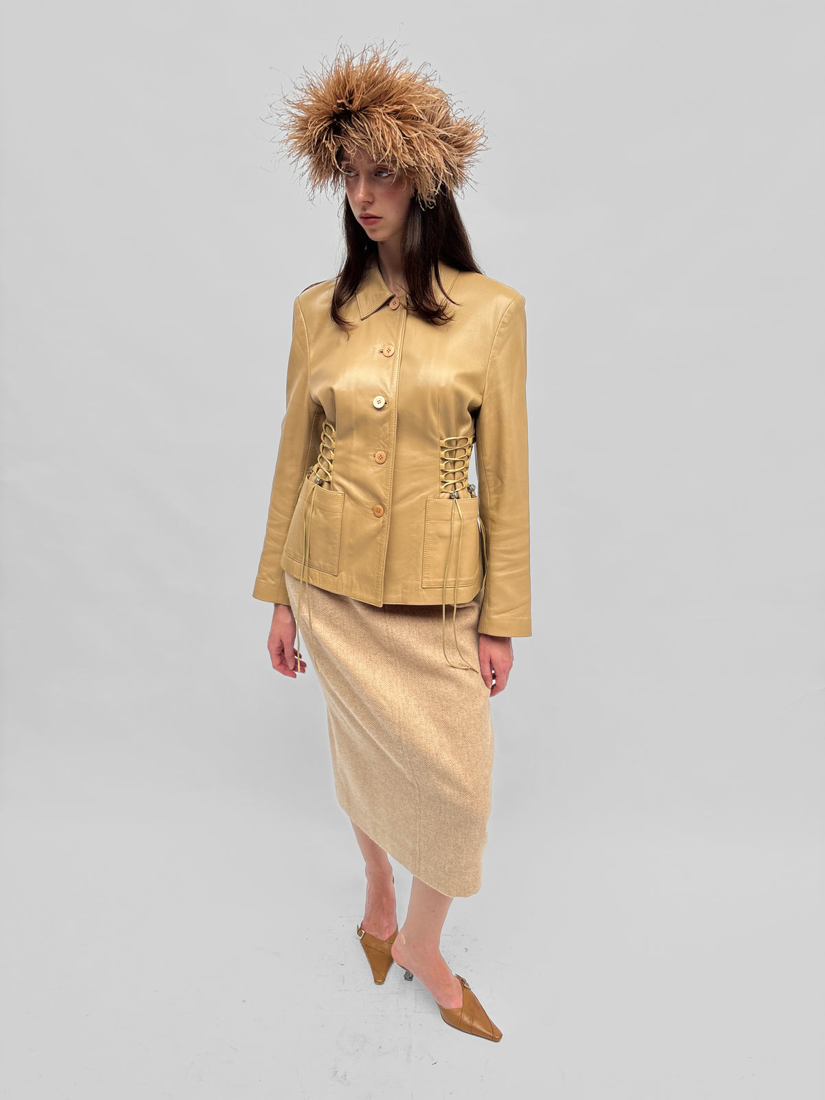 Piece No. 03 — The Leather Lace Up Jacket