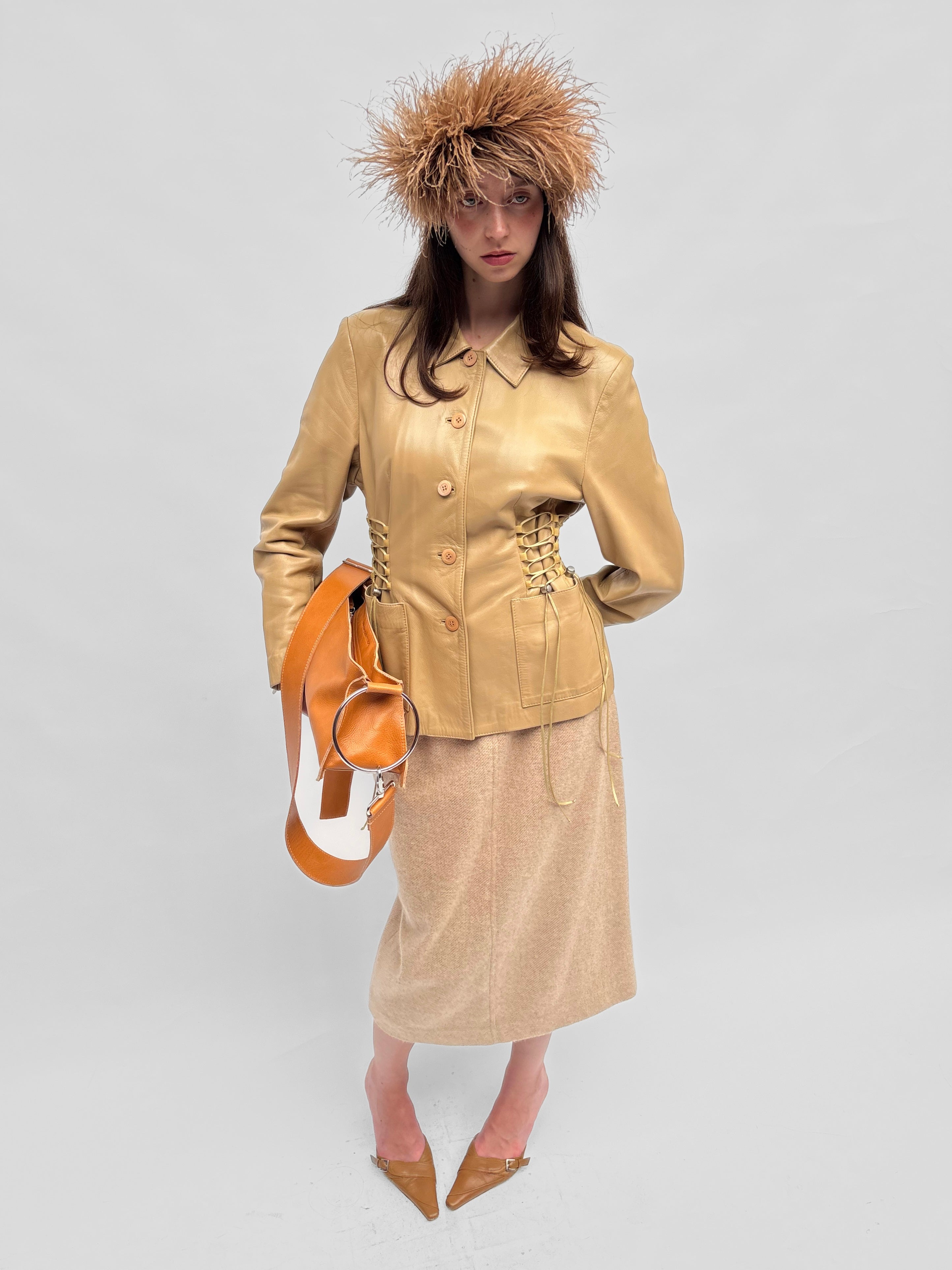 Piece No. 03 — The Leather Lace Up Jacket