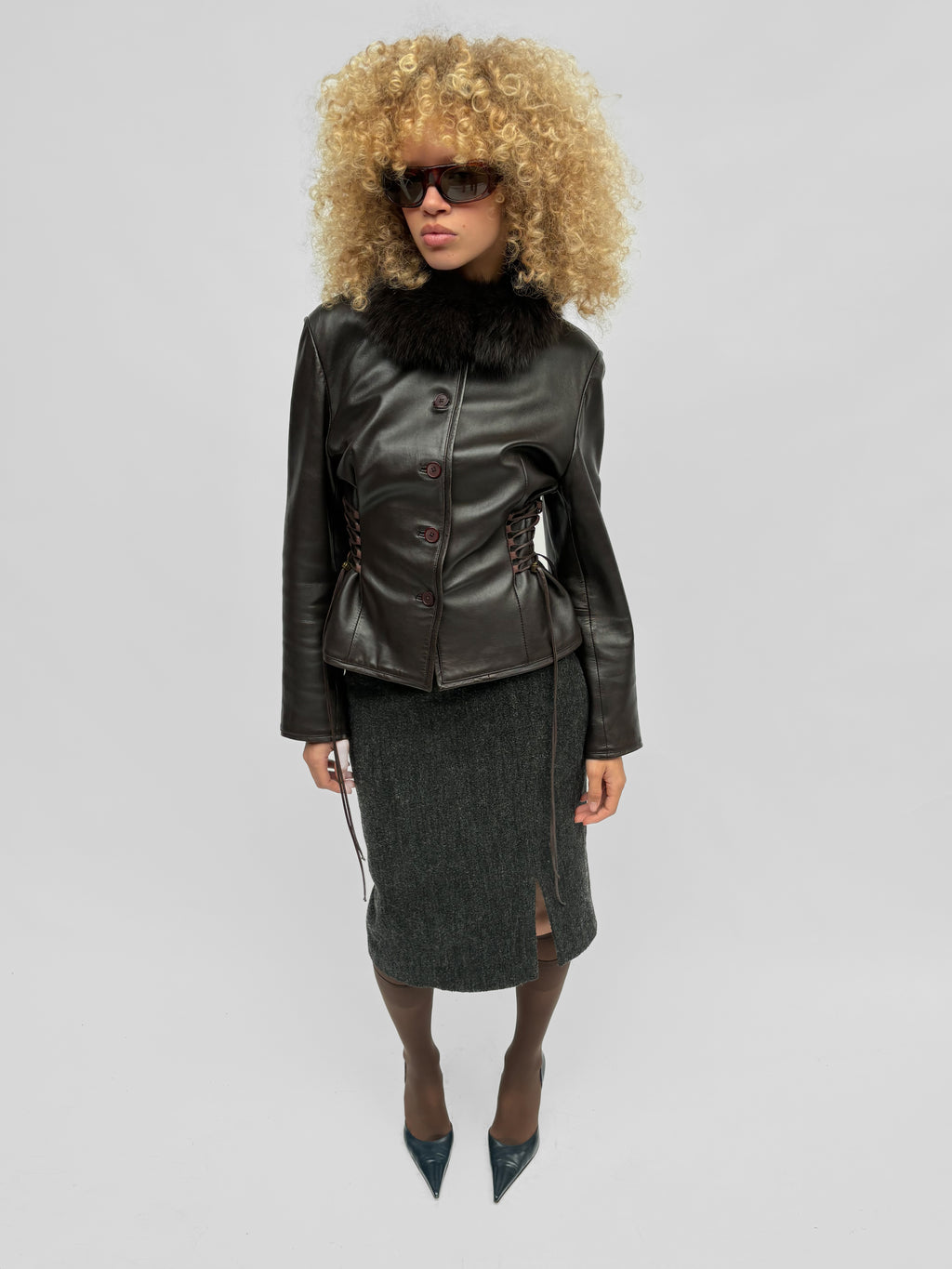 Piece No. 61 — The Brown Leather Fur Jacket