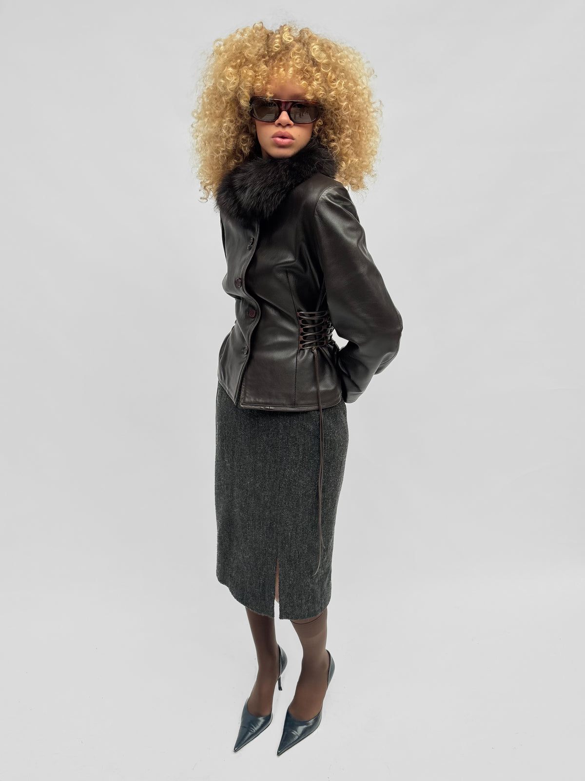 Piece No. 61 — The Brown Leather Fur Jacket