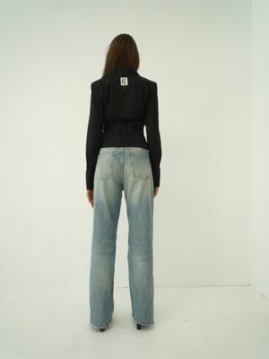 004 Black Blouse