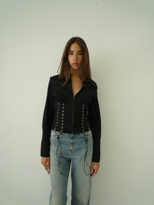 004 Black Blouse