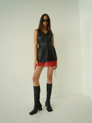 008 Leather Waistcoat