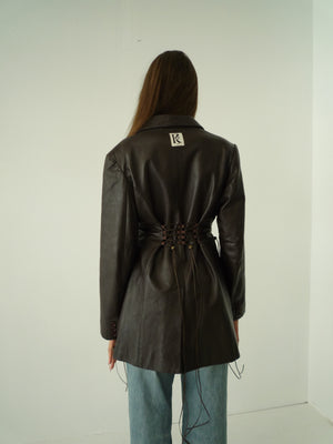 015 Brown Leather Jacket