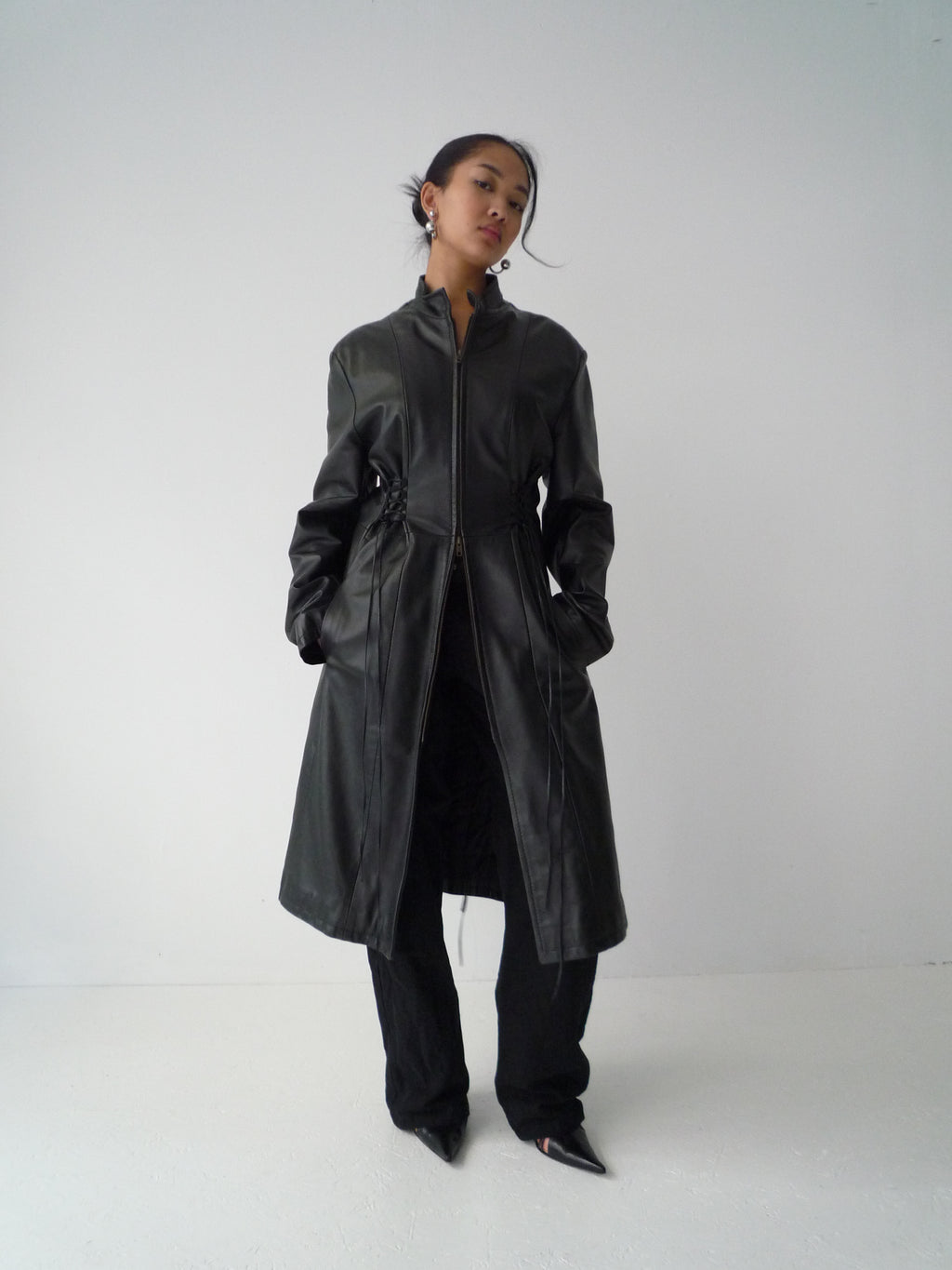 013 Leather Coat
