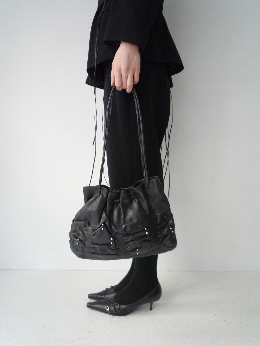 Ruched Piercing Bag