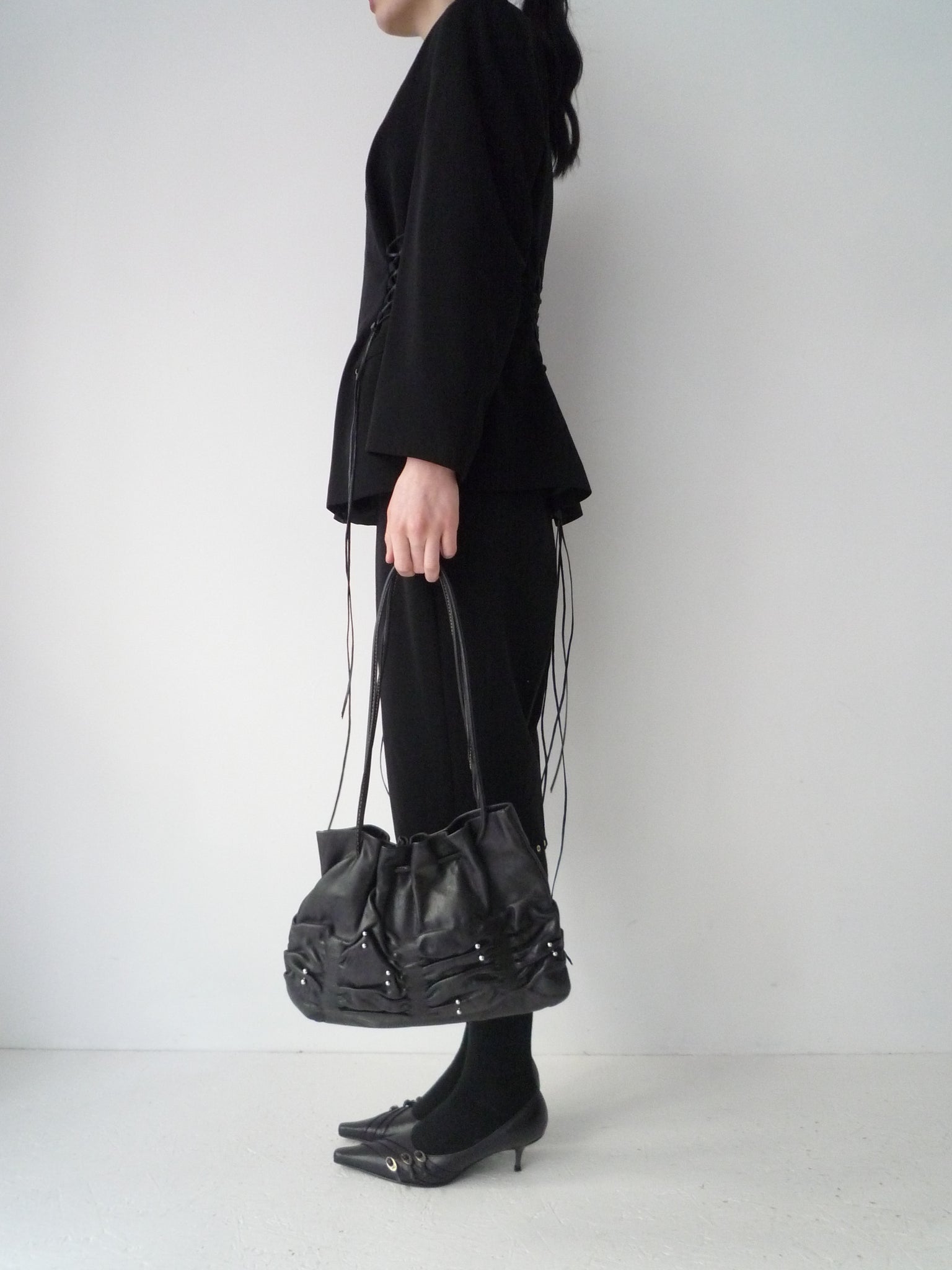 Ruched Piercing Bag