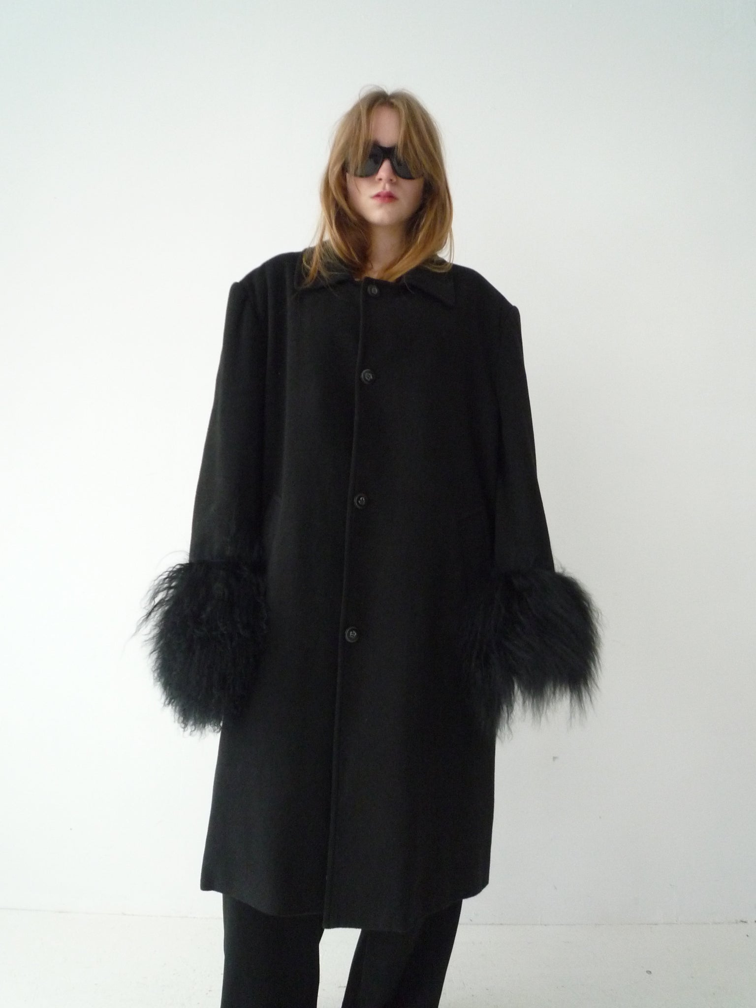 Fur Coat Black