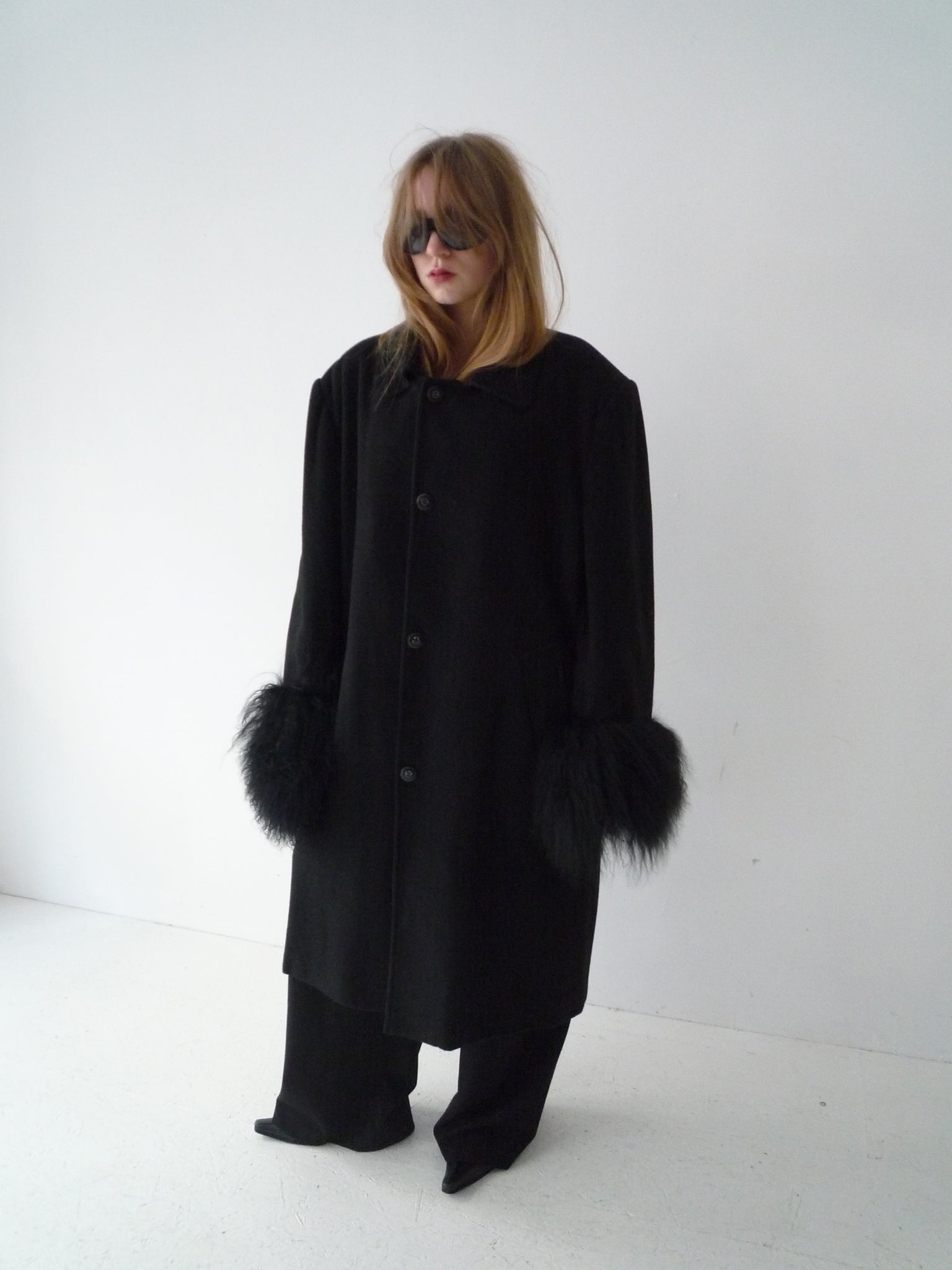 Fur Coat Black