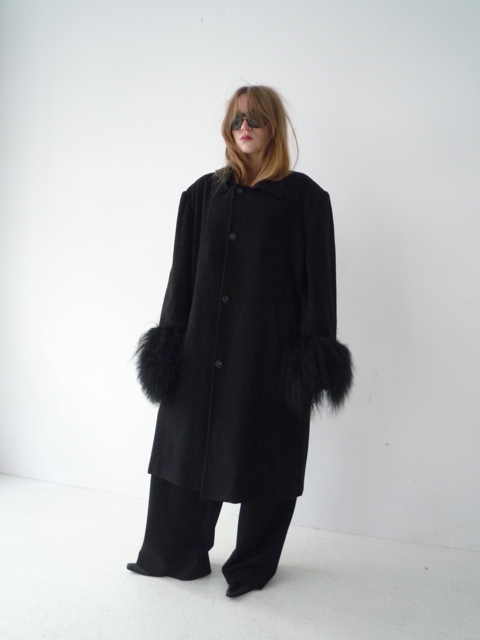 Fur Coat Black