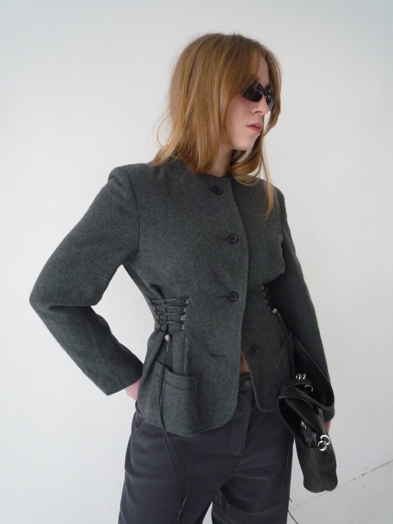 Wool Jacket in Grey