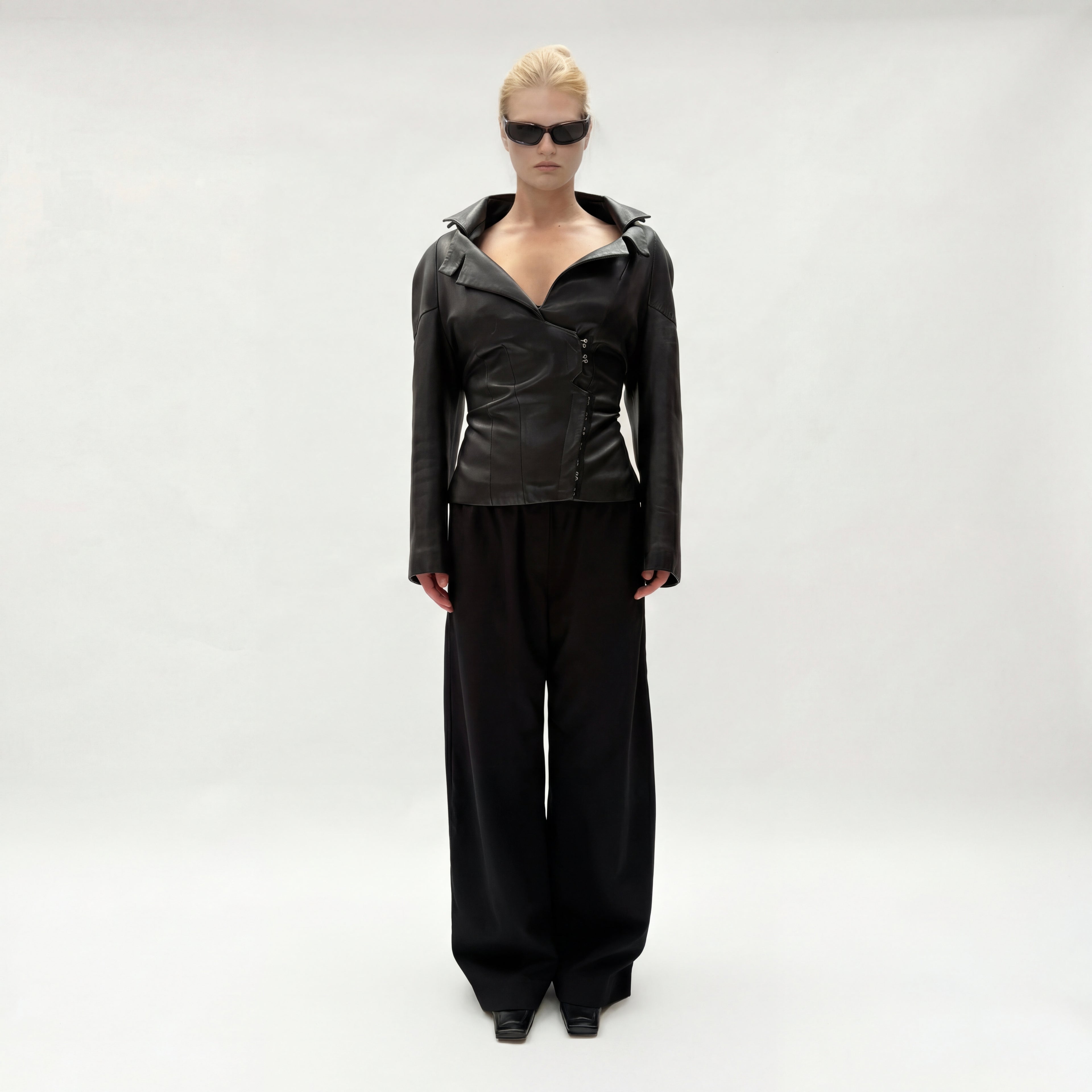 Piece No. 03 — The Sculpted Leather Jacket