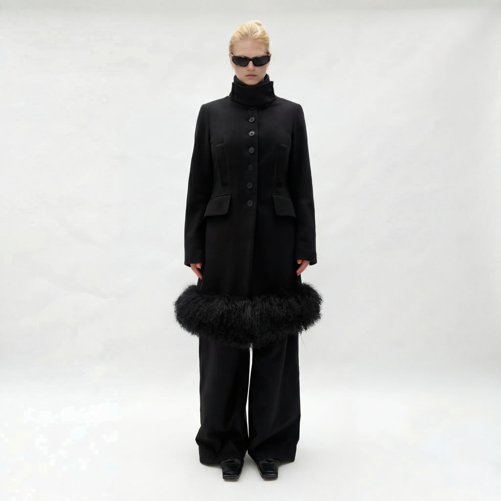 Piece No. 07 — The Fur Trim Wool Coat
