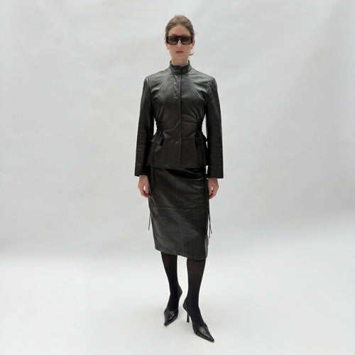 Piece No 35 — The Leather Lace Up Jacket